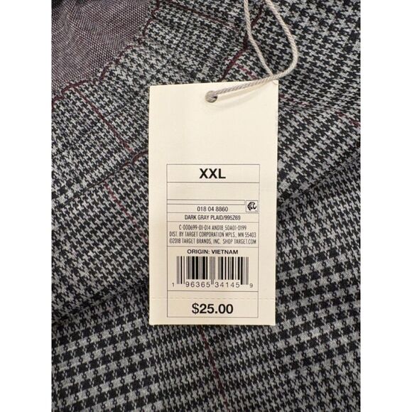 Target A New Day Gray Plaid Pull On Pants - XXL - NWT - Picture 6 of 10